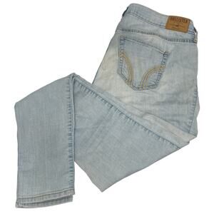 Hollister Women's 7R Light Blue Skinny Jeans, Stained
